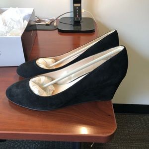 Nine West suede wedges